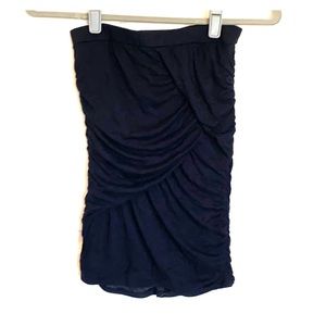 bebe ruched mini skirt, new with tags